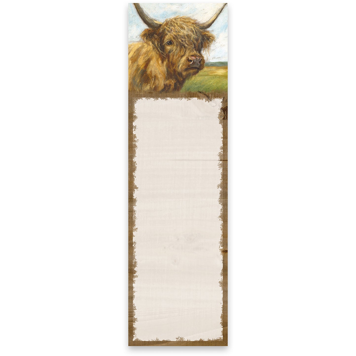 List Notepad - Highlander Cow