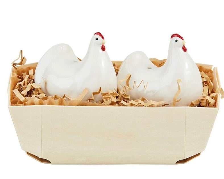 Farm Salt & Pepper Basket