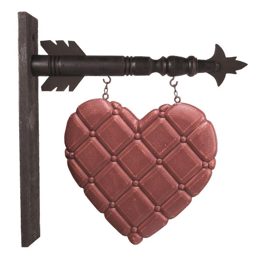 Wood Criss Cross Heart Arrow Replacement