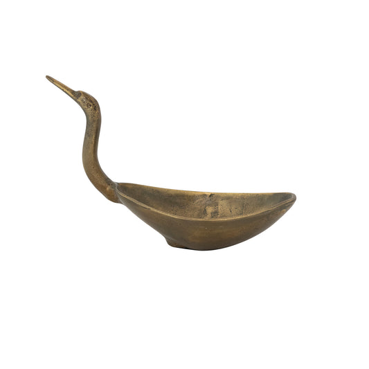 Antique Brass Finish Bird Shaped Bowl