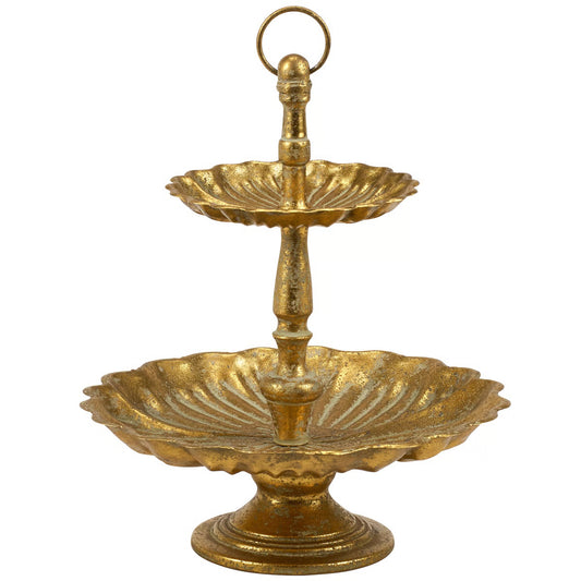 Gold Tiered Tray