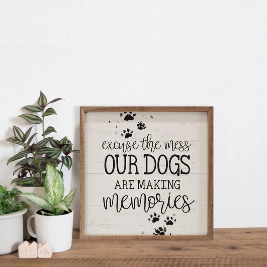 Our Dogs Are Making Memories, Paws Whitewash