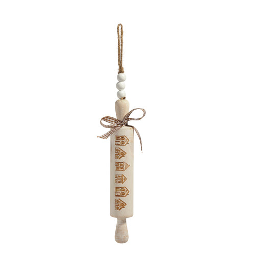Gingerbread Rolling Pin Ornament, 10"
