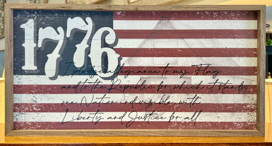 Distressed Flag 1776